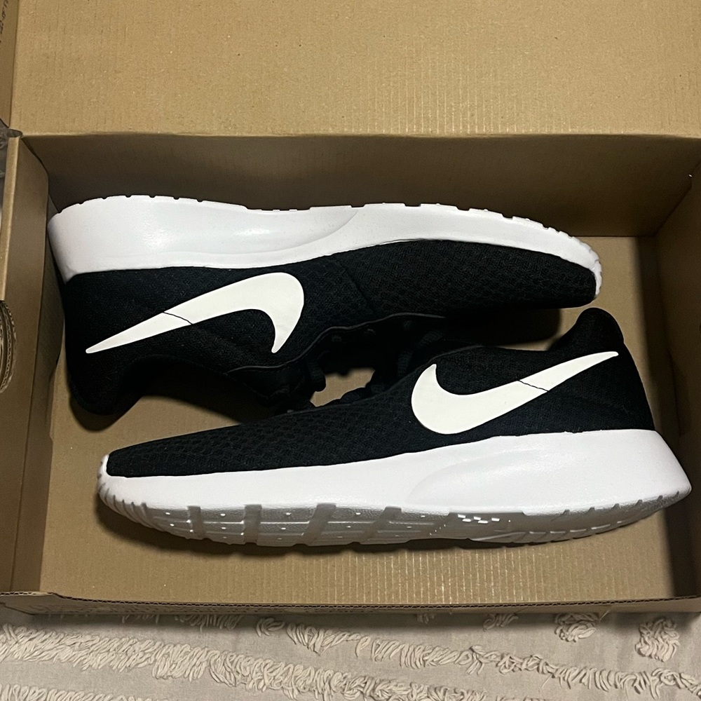 New in Box Nike Black and White Sneakers